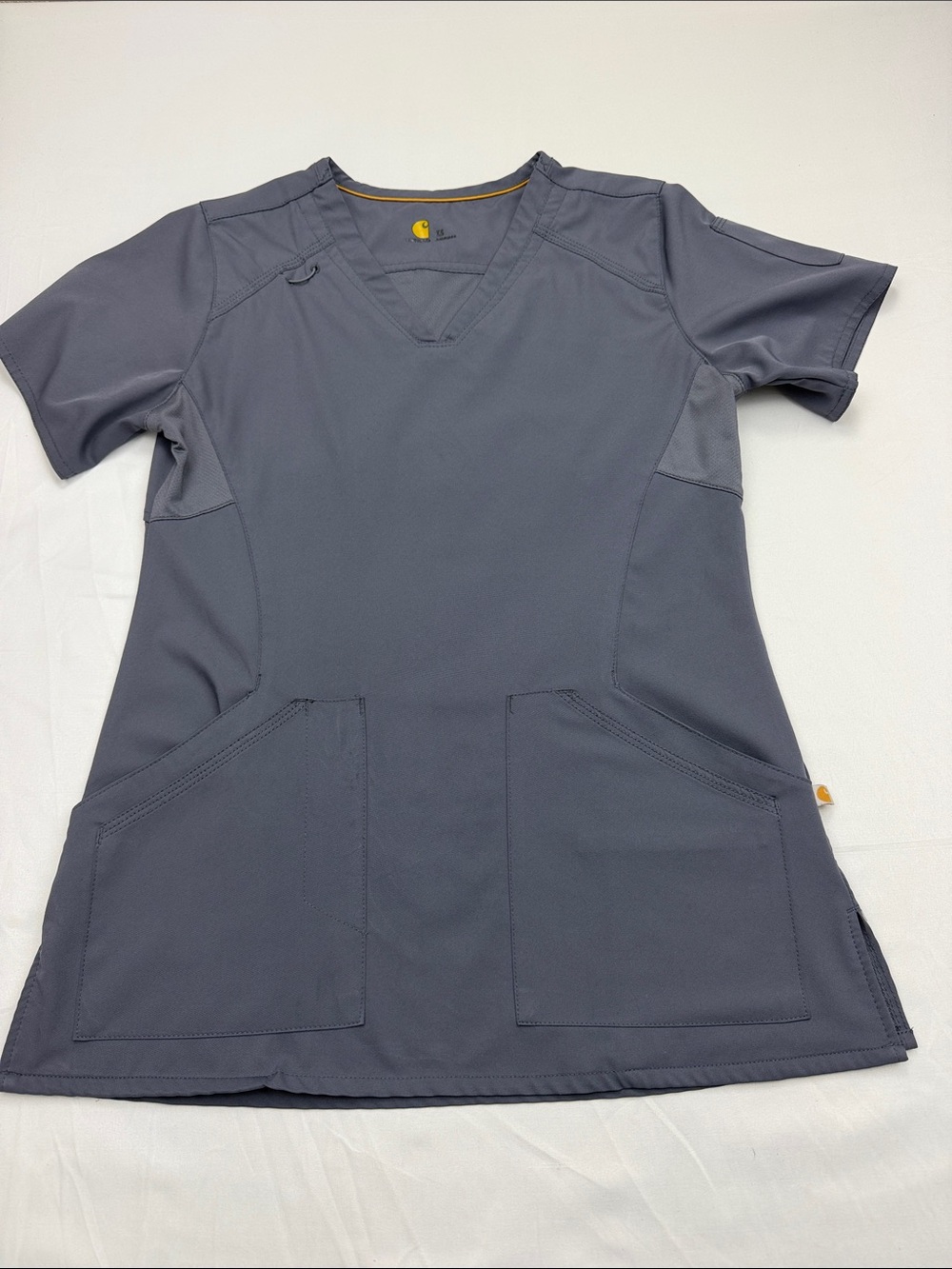 Carhartt Slate Gray V-Neck Work Scrub Top